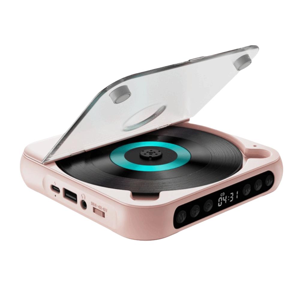 A-B Repeat Timer CD Player 6 Modes Bluetooth Music Player Stereo CD Players Portable Use
