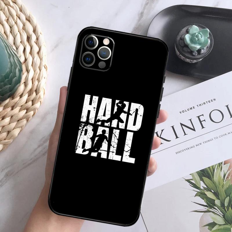 Handball Sport Case For iPhone 15 11 12 13 14 Pro Max XS XR X 7 8 Plus 12 13 Mini 16 Pro Max Soft Cover