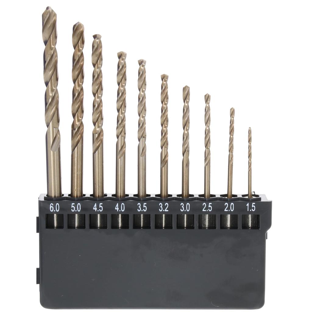 Takagi EARTH MAN Stainless Steel Drill Includes with Hex for Drilling Stainless General Light and Set (Set 1.5/2.0/2.5/3.0/3.2/3.5/4.0/4.5/5.0/6.0mm)