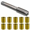 High Speed Steel Tap Spark Plug Thread Repair Kit Thread Inserts Kit  For Generators