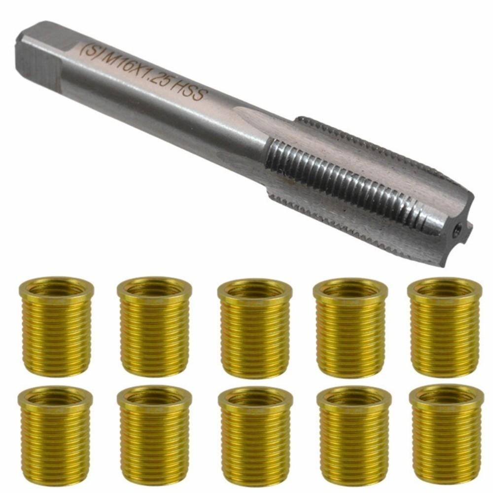 High Speed Steel Tap Spark Plug Thread Repair Kit Thread Inserts Kit For Generators