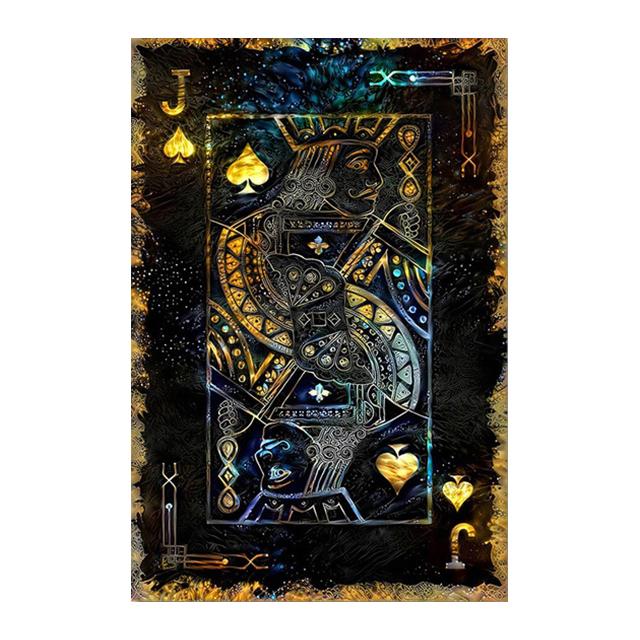 Ace of Spade покерные постеры Jack Queen King игральные карты крутые современные художественные картины на холсте принты для гостиной домашние фотографии Декор