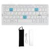 Folding Bluetooth Keyboard Foldable Wireless Keyboard with Portable Pocket Size Quiet Aluminum