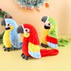 Electric Plush Parrot Toy, Talking & Recording Repeats Words, Wiggles Body & Flaps Wings, Interactive Pet Toy Gift for Kids
