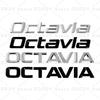 JBIW9 Car 3D Metal Decor Sticker For Skoda Octavia Fabia Rapid 4x4 Kodiaq Superb Letter Logo Rear Trunk Fender Accessories