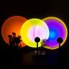 Modern Photography Sunset Lamp Led Color Projection Night Light Rainbow Sunset Projector Led Sun Set