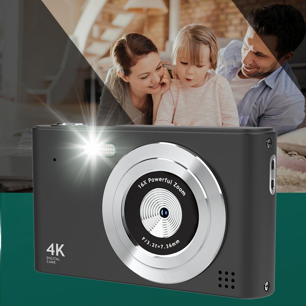 4K Digital Camera 20MP 1080P Digital Video Camera 2.4inch Screen with 32GB Card Face Detection Beauty Effect for Boys Girls Kids