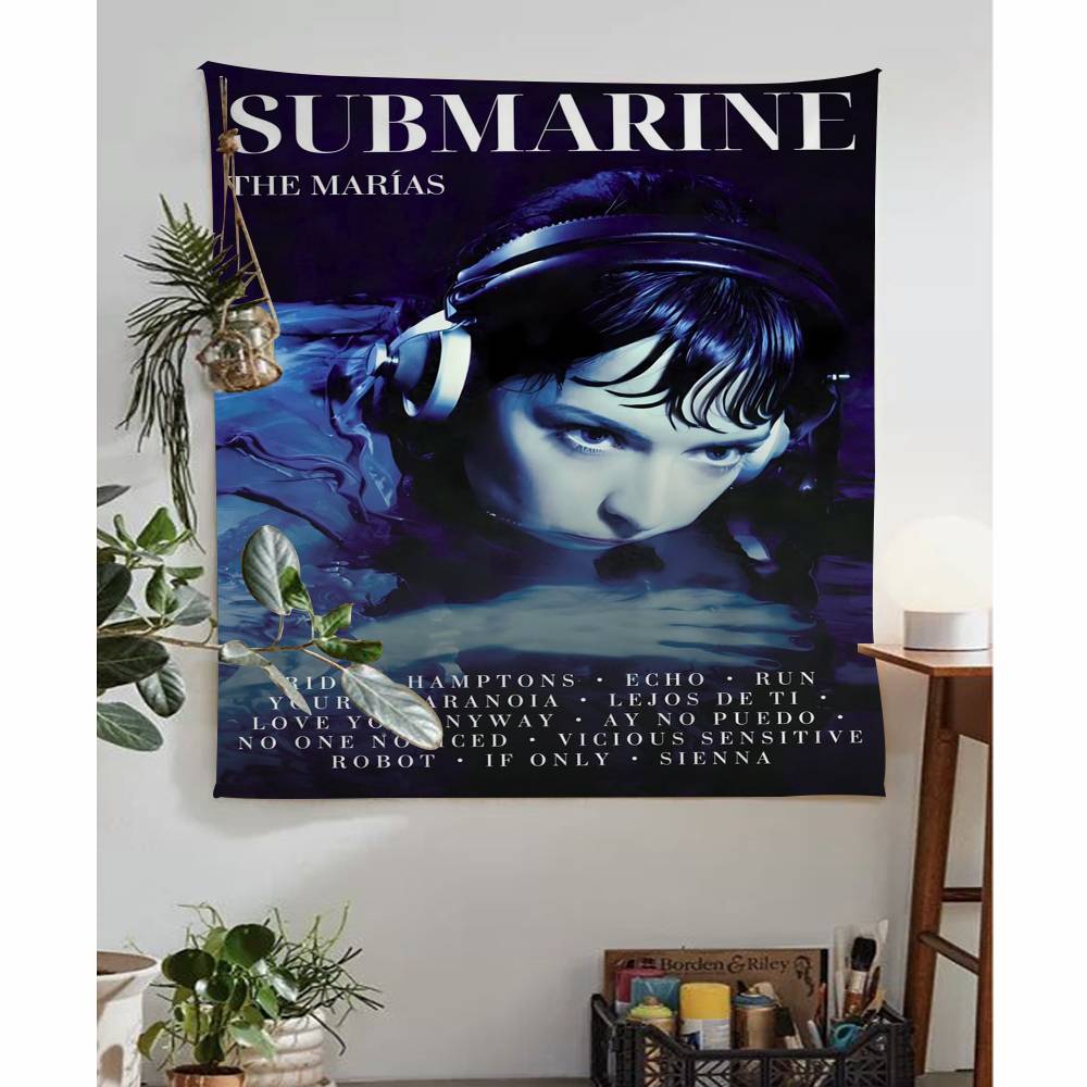 THE MMARIAS SUBMARINE band Printed Large Wall Tapestry Indian Buddha Wall Decoration Witchcraft Bohemian Hippie Wall Art Decor
