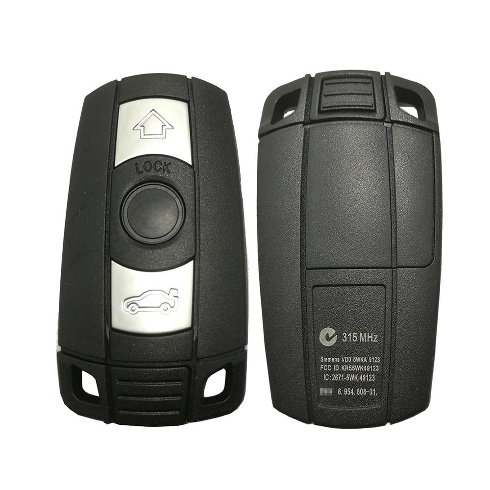 3 Keys Replacement Key Fob Case for BMW 1 3 5 Series 325i 328i 335i E90 E92 E93 X1 X3 X5 Z4 Keyless Entry Remote Key Fob Case