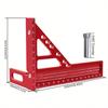 3D Measuring Ruler Woodworking Square Protractors Triangle Layout Measuring Tool 22.5-75 Degree Protractors