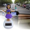 Cars Auto Parts Car Swing Ornament Interior Girl Dashboard Ornaments Automatic Solar Beach Dancing