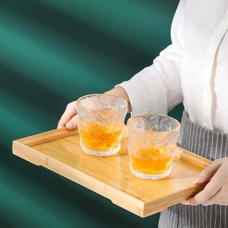 Японские бамбуковые тарелки, бамбуковые чайные тарелки, деревянная посуда для кухни, подставки для торта, десертные тарелки, принадлежности для ресторанов