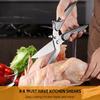 Stainless Steel Heavy Duty Kitchen Scissors Multipurpose Poultry Shears for Fish Cleaning Food Prep