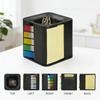 Plastic Desktop Note Holder 5-in-1 Page Marker Case Sticky Note Dispenser  Dorm Room