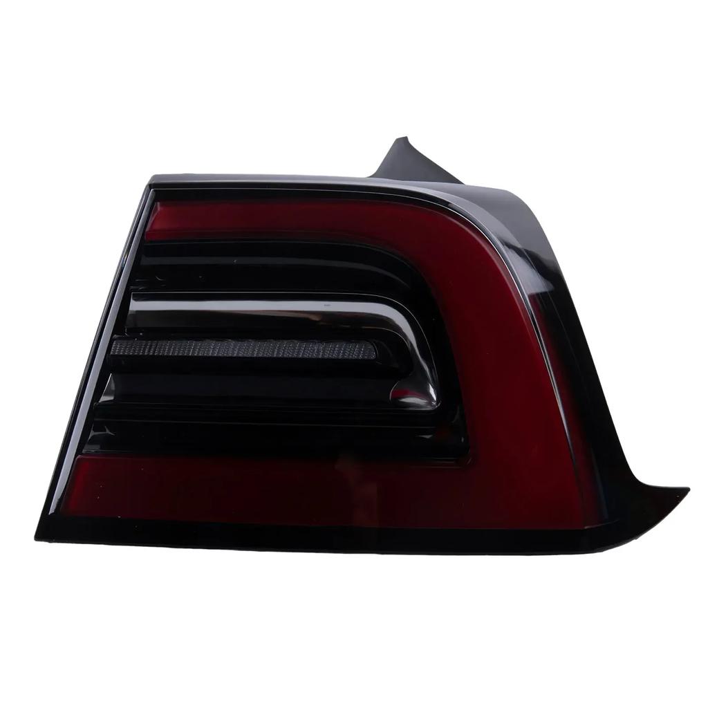 Задний фонарь, стоп-сигнал для Tesla, модель 3/Y 2024-2024, правый внешний задний фонарь, стоп-сигнал, пластик, черный, красный