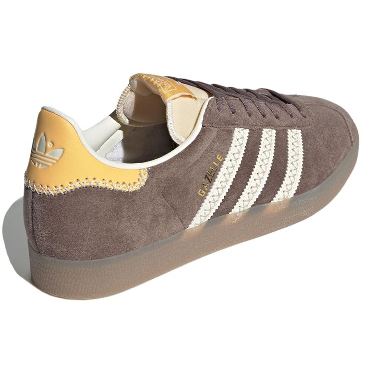 adidas Кроссовки унисекс Gazelle Earth Strata Semi Spark коричнево-кремово-белые IE3693