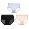 Odelia Women's Modal 60S Seamless Mid-Waist Briefs 3-Pack