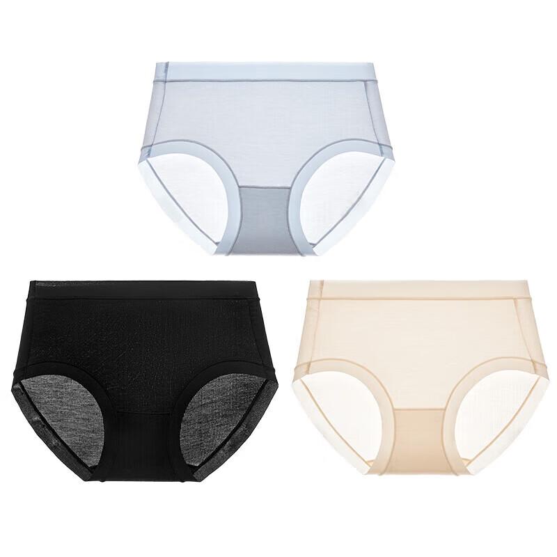 Odelia Women's Modal 60S Seamless Mid-Waist Briefs 3-Pack