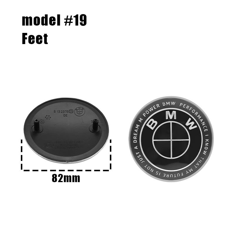82/74MM Front Hood Emblem Trunk Rear Badge Logo For BMW E46 E90 F30 F10 F20 G20 E87 E60 E63 F01 F02 G14 E83 X5 Car Accessories
