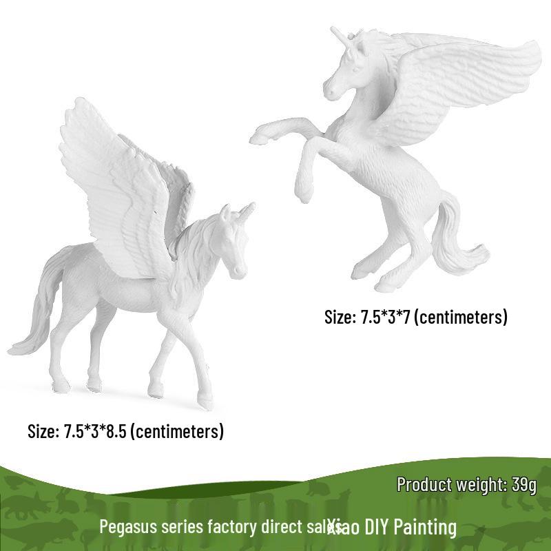 Cross-border Mythical Unicorn Pegasus Toy Model for Kids