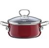 Сотейник Nouvelle Rosso со стеклянной крышкой 20 см 2 л (0709-008)