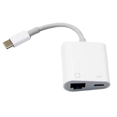 Сетевая карта Type-C в порт Rj45 Pd зарядка мобильного телефона Ethernet-конвертер адаптер стабильное соединение для Xiaomi Huawei Iphone