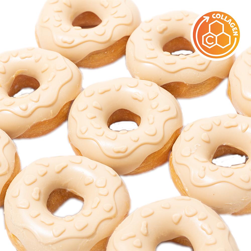 Collagen Donut with Chicken and Coconut Dog Treat Uniq Pets 1 Pcs
