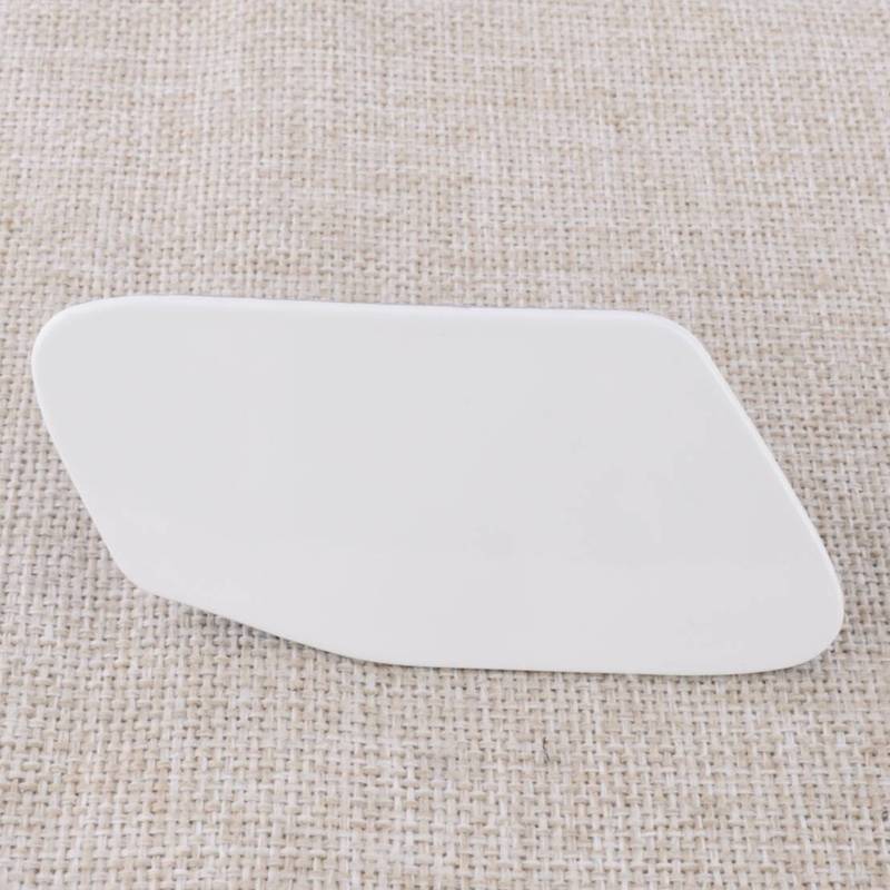 White Front Bumper Right Side Headlight Headlamp Washer Spray Jet Nozzle Cover Cap Fit for BMW X3 F25 2014 2015 2016 2017