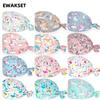 Women's Surgical Cap Printed Hospital Medical Nursing Hat Dental Beauty Salon Vet Caps 100%Cotton Nurse Doctor Work Scrub Hats