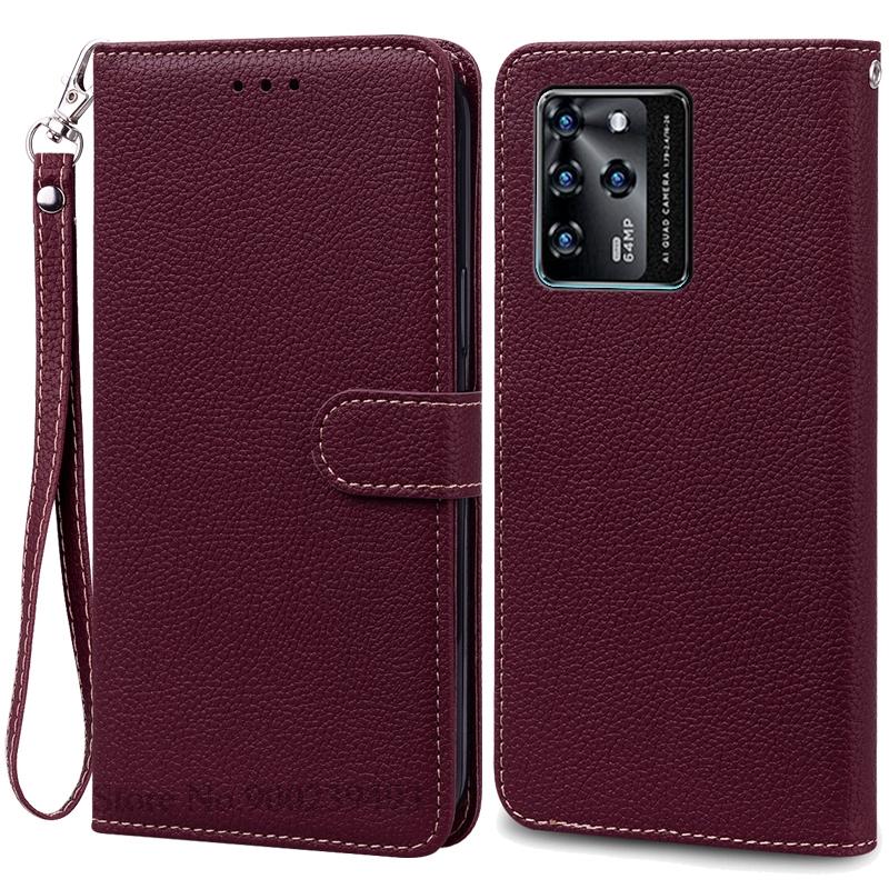 Для ZTE Blade V30 Чехол кожаный флип-кошелек Чехол для ZTE Blade V30 Чехол-книжка Чехол для ZTE Blade V30 Чехол для телефона Fundas