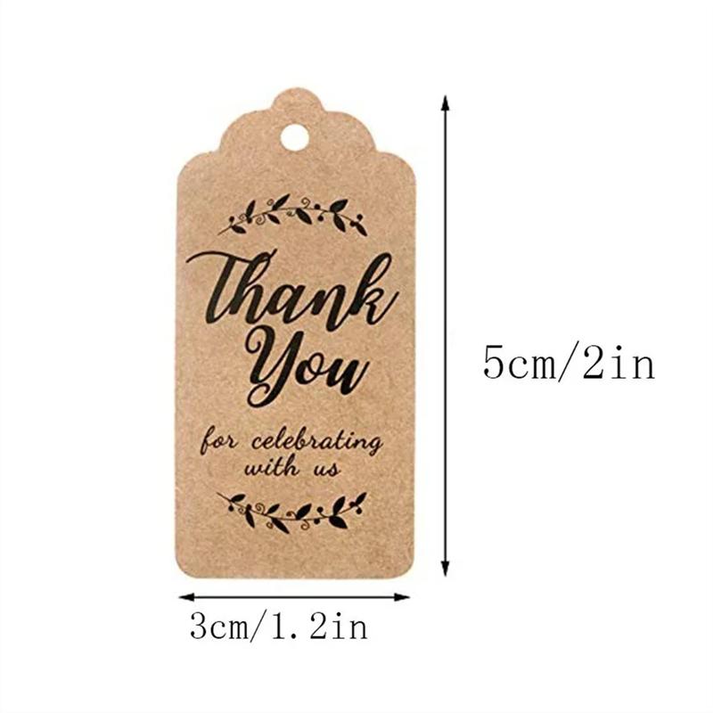 Бирка 100 шт. + 20 метров веревки, самоподвешивающаяся бирка ручной работы. Спасибо, что празднуете с нами.. Теги Подарочная выпечка, Упаковка Декор