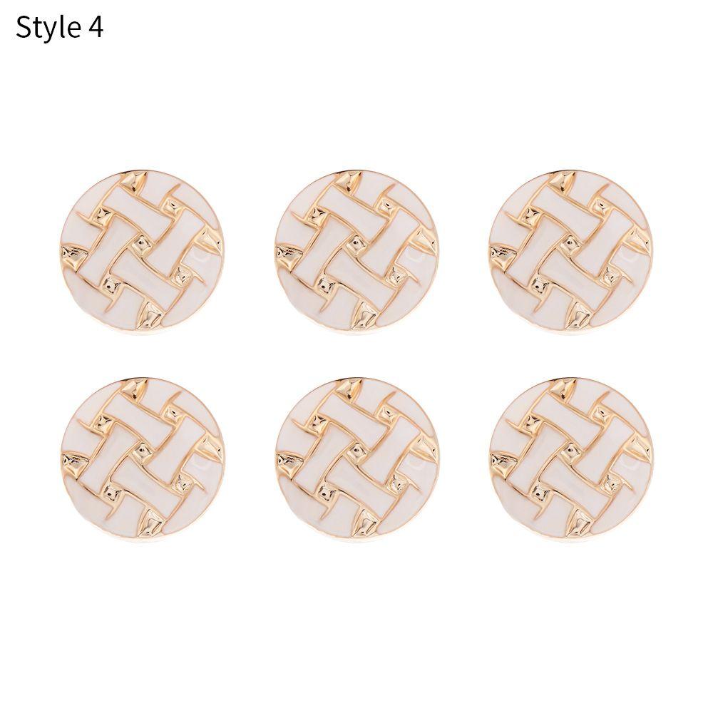 6PCS Clothing Crafts Decorative DIY Anti-exhaust Adjustable Coat Button Seamless buttons Detachable