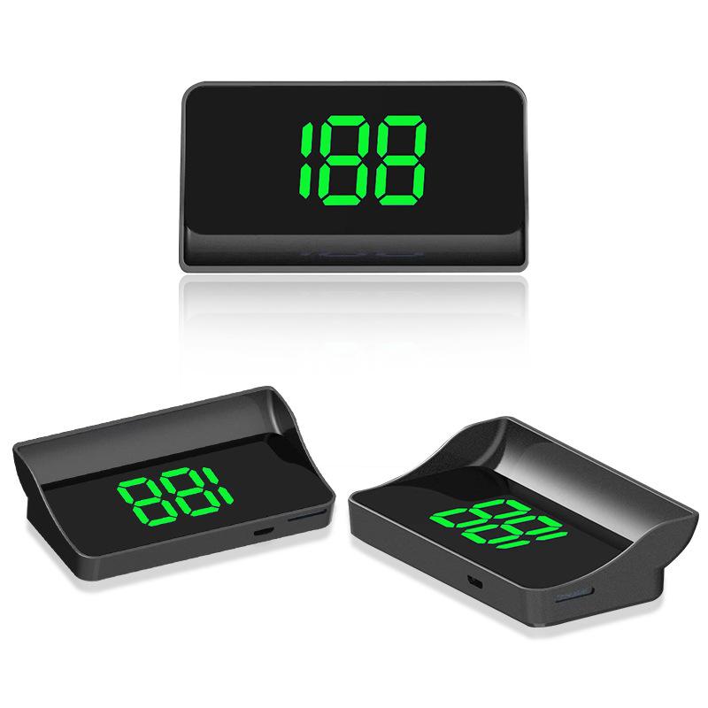 Car HUD Digital Speedometer Universal Head Up Windshield Projector GPS Big Font KM/H MPH Speed Meter Plug and Play for All Cars