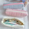 Kawaii Pencil Case Creative Pillow Bag Large Capacity Short Fluff Bag for Girls School Supplies Stationery Box Cosmetic Bag