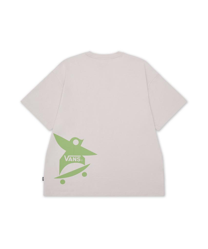 VANS Короткорубашка с принтом птиц - Taupe Mist / Vn000Tkyen91