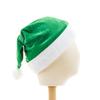 Рождественская шапка Санта-Клауса Зеленая головная убор Велюровая Рождественская Косплей Реквизит