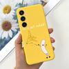 Для Huawei Samsung Galaxy M15 F15 Задняя крышка Мягкий матовый жидкий силикон Чехол Samsung F15 Корпус Астронавт Динозавр