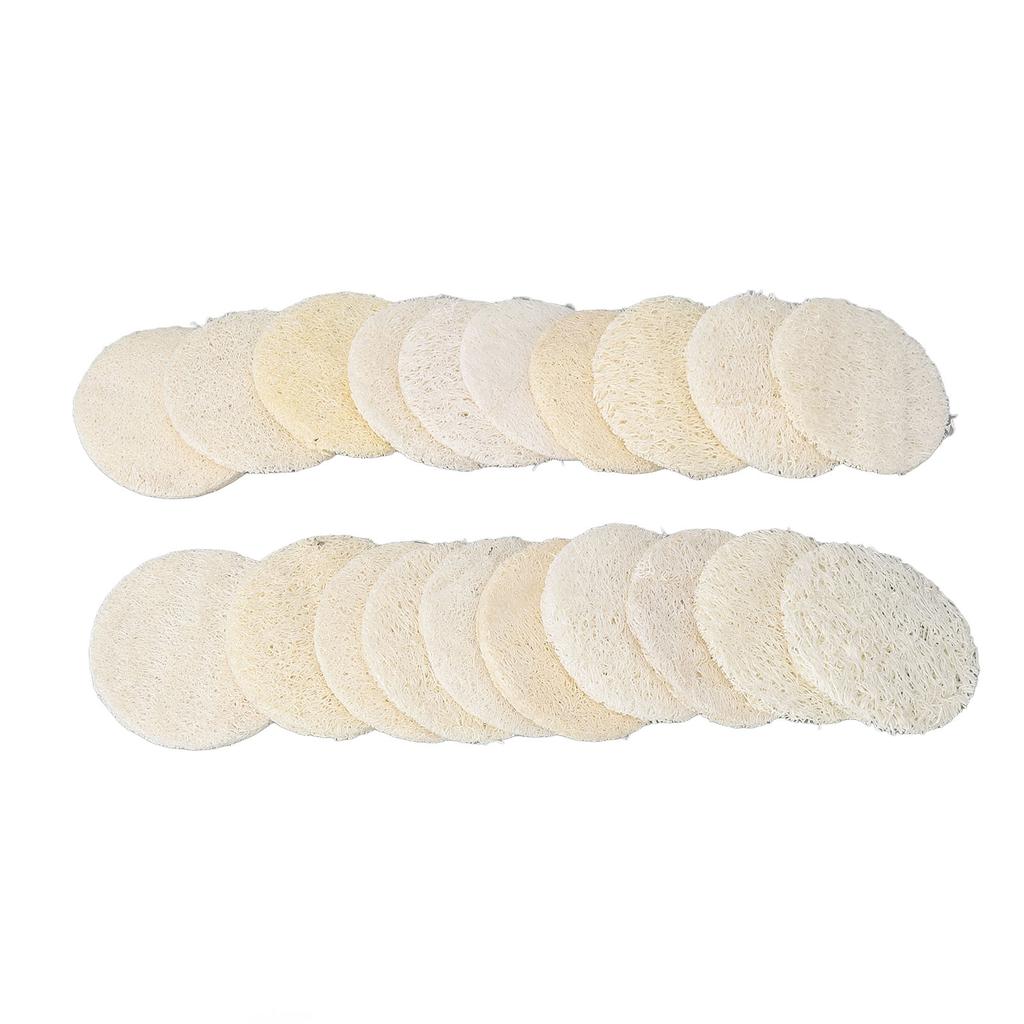 20pcs Exfoliating Loofah Facial Scrubber Gentle Body Facial Cleansing Makeup Remover Brush