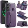 MAGKING K3 Series For Samsung Galaxy S24+ Case Compatible with MagSafe Wallet PC+TPU+PU Phone Cover