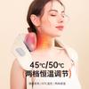 Neck Massager for Pain Relief, Shoulder and Trapezius Massager with Kneading and Heat Therapy, Wearable Shiatsu Massage Pillow for Home Use