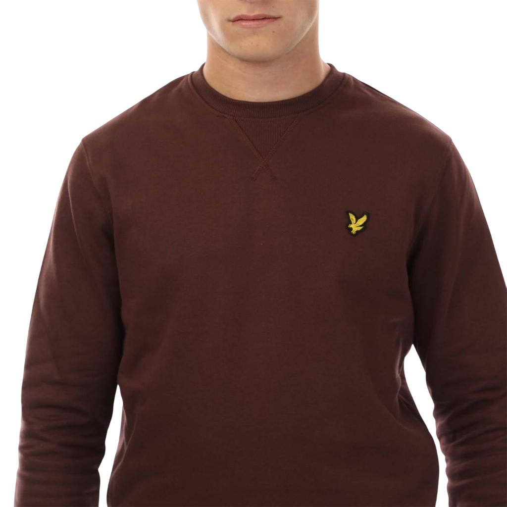 Lyle & Scott Mens Brushed Back Crew Neck Sweatshirt