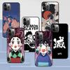 Чехол «Убийца демонов» для Apple Iphone 14 11 13 12 Pro Max Xr 7 8 + Se 2020 Xs 6 6s Plus 5 5S, черный силиконовый чехол для телефона в стиле аниме