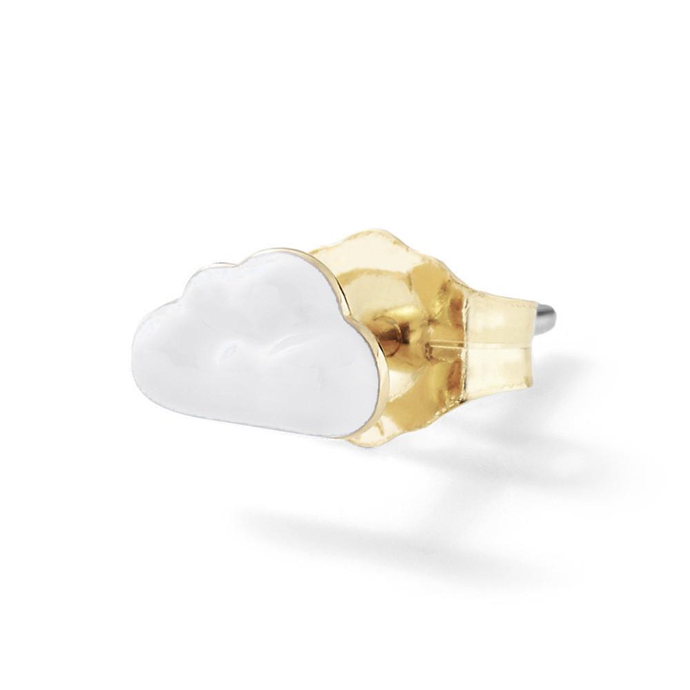 Трендовые серьги в виде облака с молнией и радугой, шикарные модные женские украшения из сплава