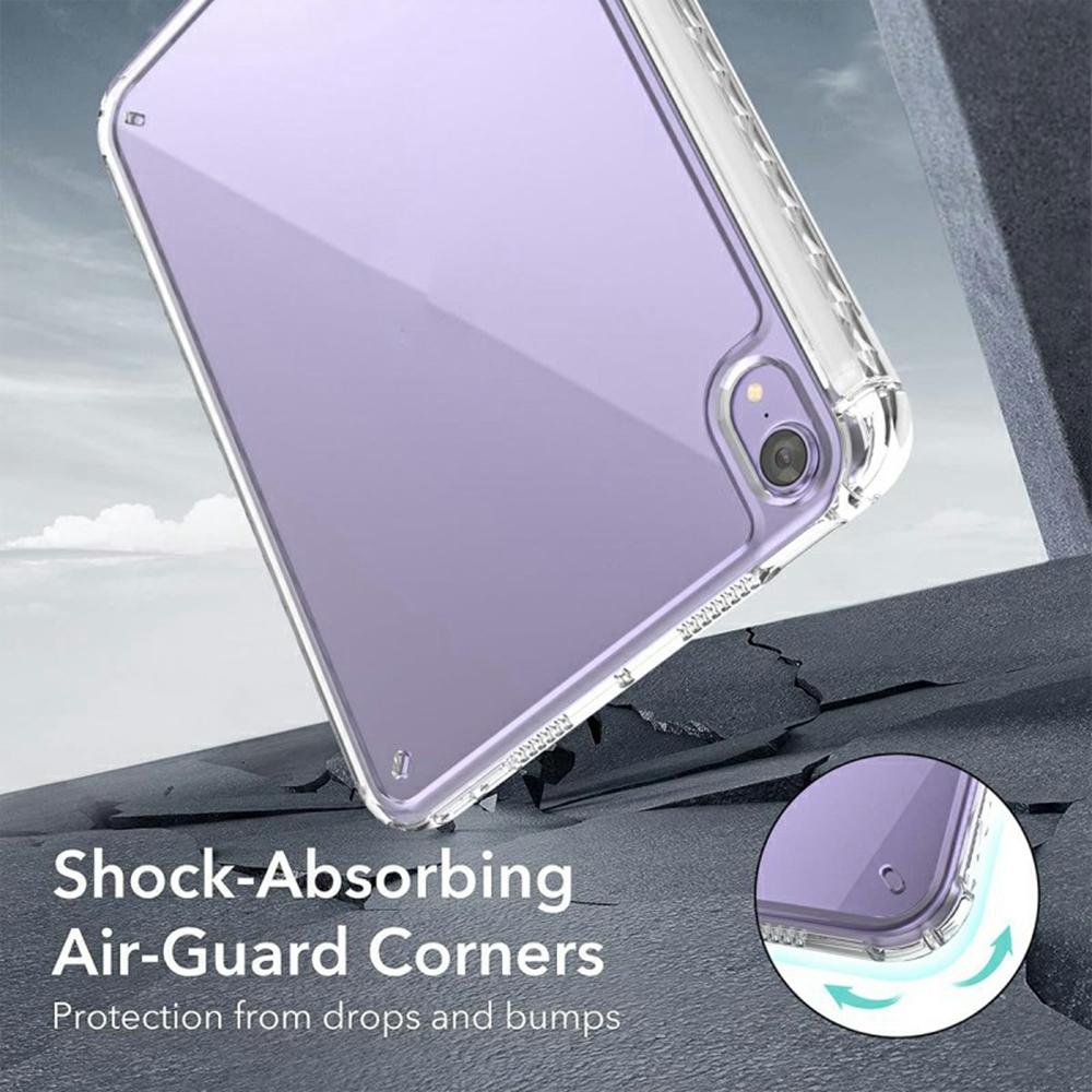 For iPad Mini (2024)/(2021) Case Corner Protection Clear Acrylic+TPU Tablet Cover