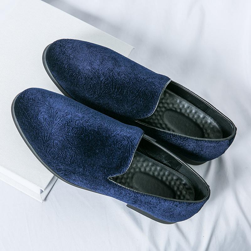 Мужские повседневные кожаные туфли на все времена, нескользящие, деловые, модные, универсальные, для вечеринок, для вождения, в стиле панк, мужские туфли без застежек на плоской подошве