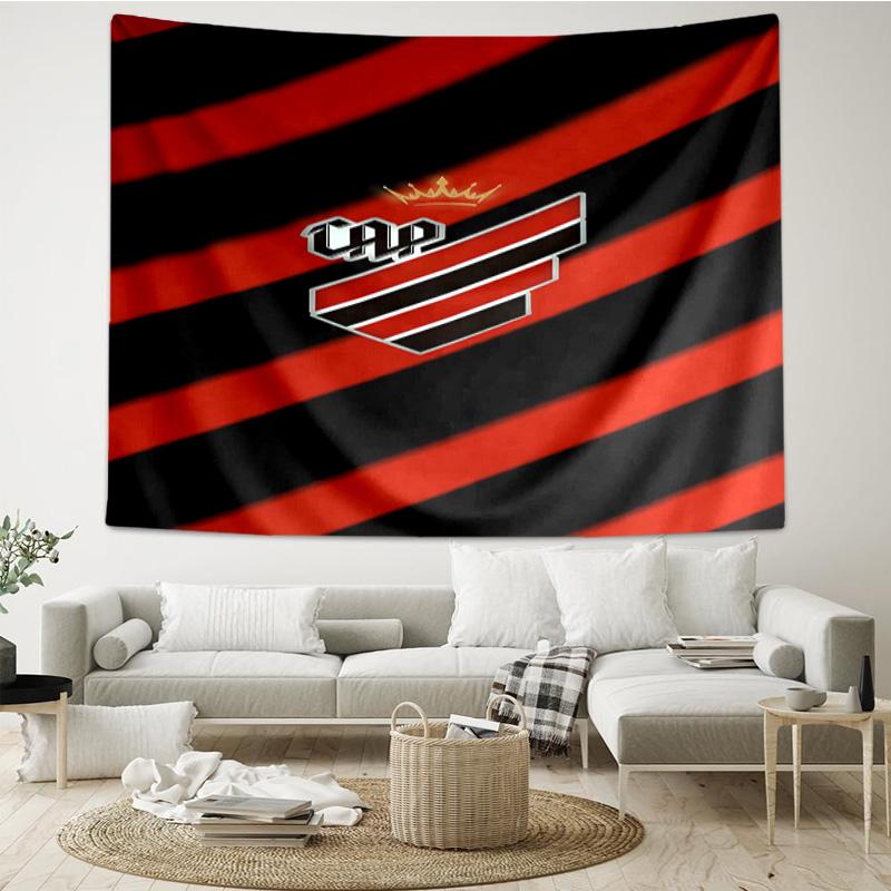 1PC Athletico Football Club Printed Tapestry Room Decoration Wall Hanging for Living Room Bedroom, dormitory, Birthday and Christmas gifts