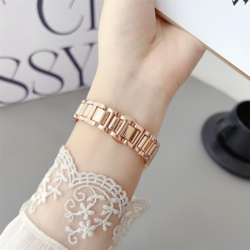 For Xiaomi Mi Band 9 Bracelet Stainless Steel Metal Strap Miband 8 Replaceable Band