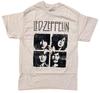 Led Zeppelin Графический 100% Хлопок Унисекс Короткий рукав унисекс Оверсайз Продажа Популярный Повседневный Уличный унисекс активный отдых на природе