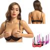 Women Sheer Lace Underwire Wire-Free Bra Top Lingerie 1/4 Cup Bra Tops Underwear Nightwear