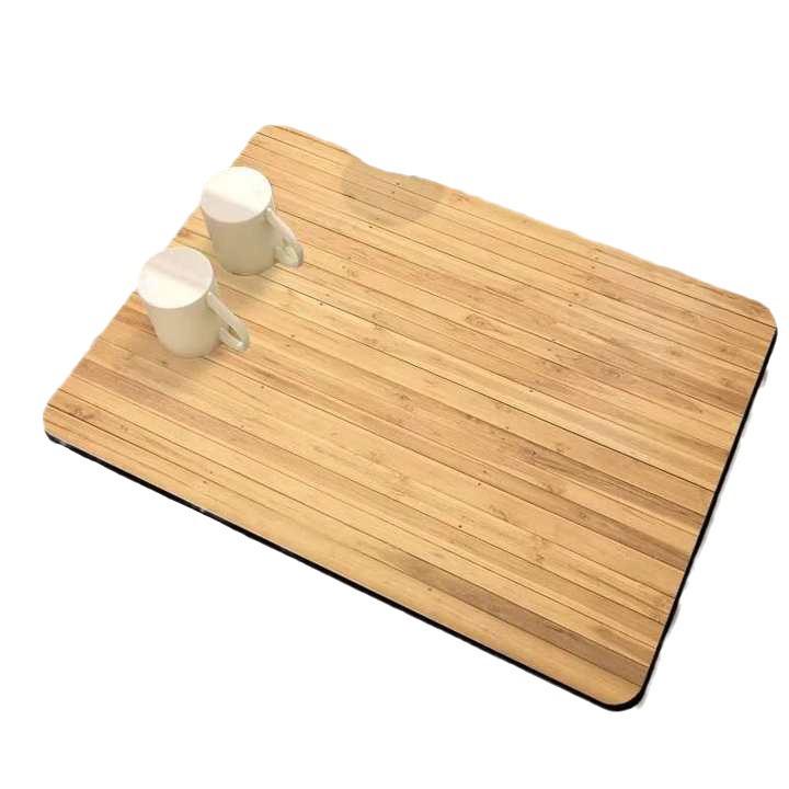 Nordic Style Wooden Pattern Kitchen Countertop Absorbent & Drying Pad
